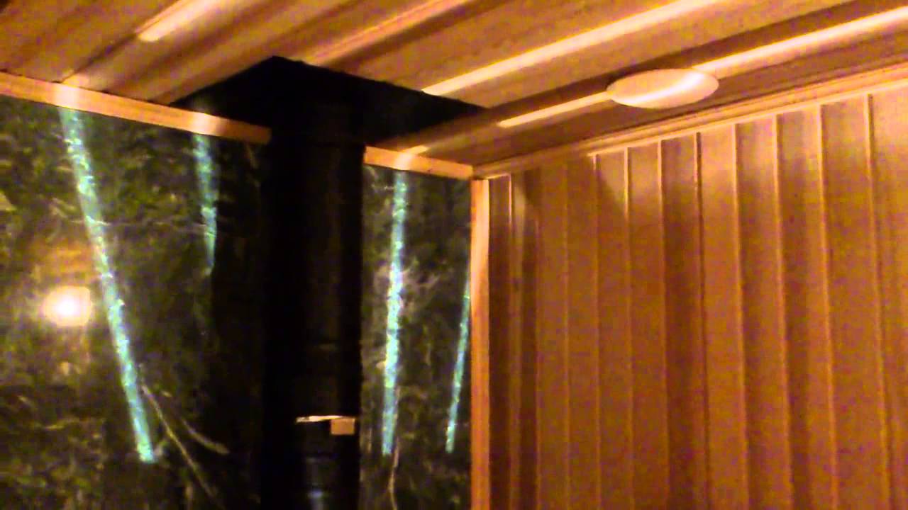 Отделка сауны - YouTube