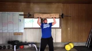 Laken 150 Lb Log Press @ 15 Years Old