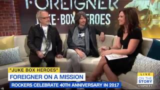 Foreigner Interview with 'On The Story' with Erica Hill