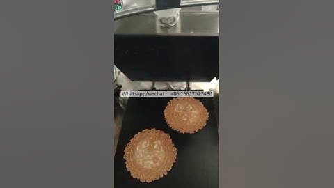 Burguillos Egg #waffle  Roll Maker Rolled Ice Cream Sugar Cone Making  Wafer #cone  Baking Machine