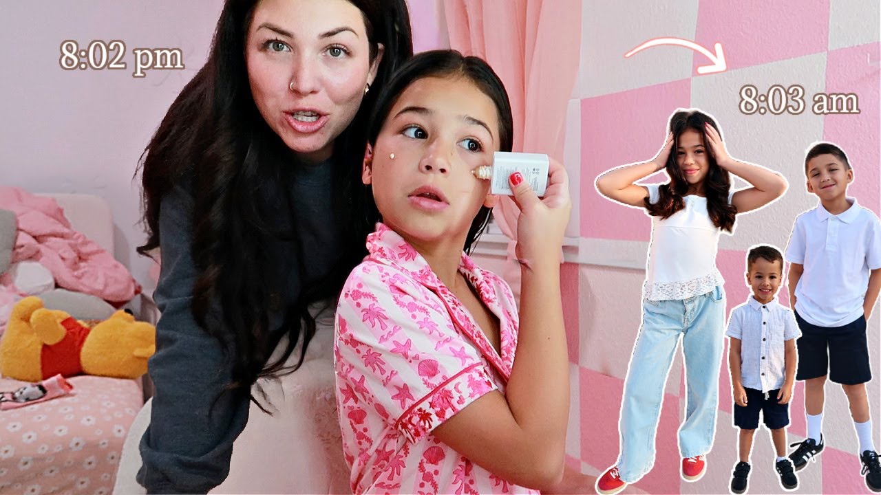 THE NIGHT BEFORE the FIRST DAY SCHOOL // & THE first day!