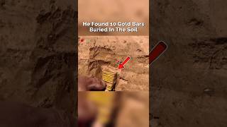 Metal Detector Goes Crazy — Leads Him to 10 Gold Bars! #metaldetecting #treasurehunt