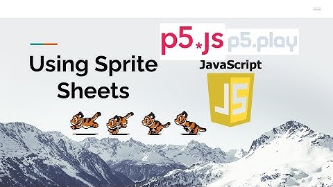 Using Sprite Sheets with p5.play