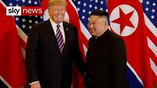 All smiles as Donald Trump meets Kim Jong Un in Vietnam