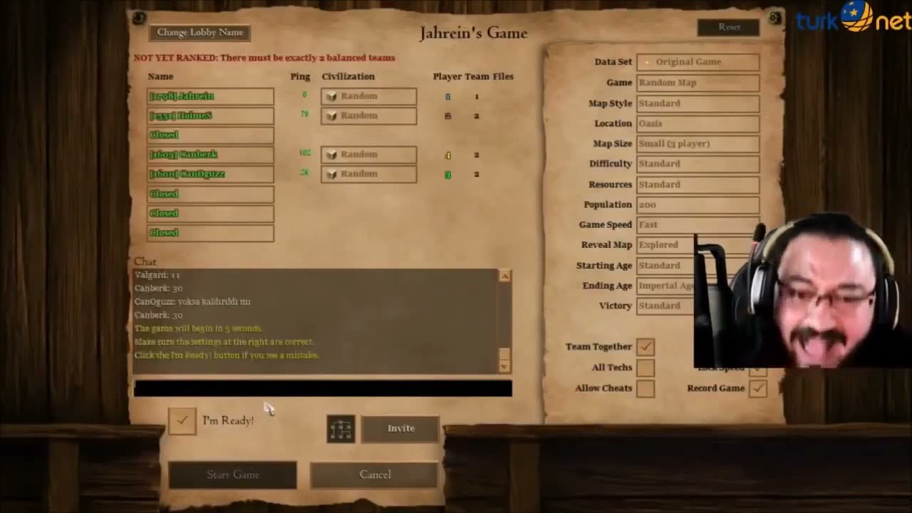 Jahrein - Age Of Empires 2 Oynuyor (((27.11.2019)))