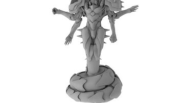 Character Modeling Final - Maaul Keyshot Turn around