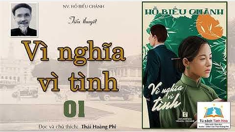 VÌ NGHĨA VÌ TÌNH. Tập 01. Tác giả: Hồ Biểu Chánh. Người đọc: Thái Hoàng Phi