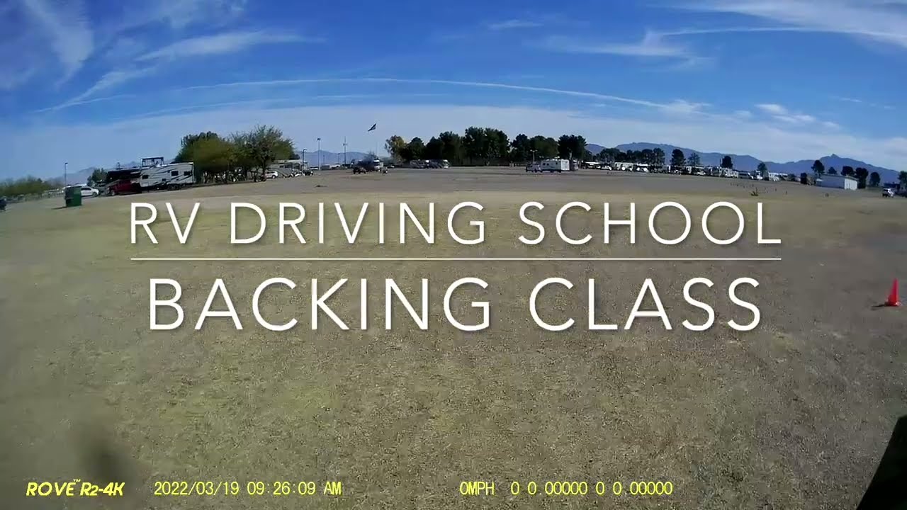 RV Driving School lessons at FMCA Tucson 2022 YouTube