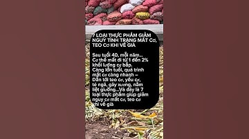 7 loại thực phẩm giảm tình trạng teo cơ, mất cơ khi về già 0 #matco #teoco