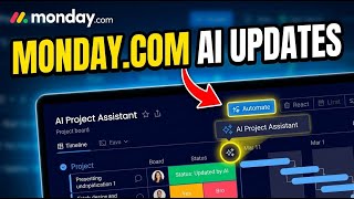 How to configure monday.com AI to automate project updates - Easy Tutorial