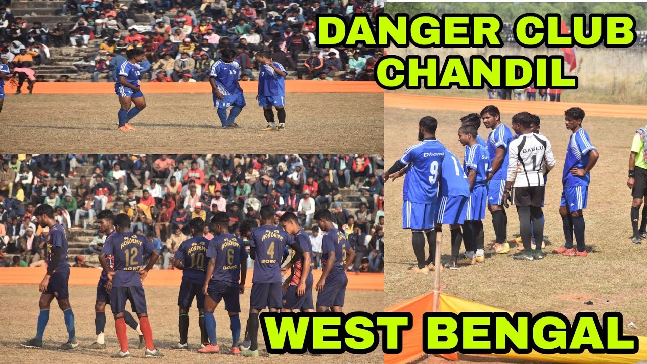 BEST FOOTBALL HIGHLIGHTS! DANGER CLUB CHANDIL 00 VS WEST BENGAL 01 ! JAGARNATHPUR STUDIM!