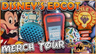 EPCOT New Disney Merchandise Shopping Tour | Food & Wine Festival - Walt Disney World August 2023