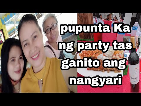 Pupunta ka ng party tas ganito ang nangyari