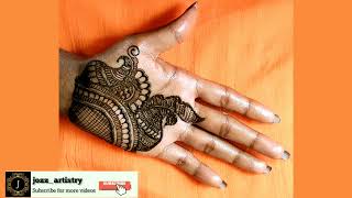 latest mehndi design for hands|step by step henna design tutorial for beginners|simple and easy screenshot 3