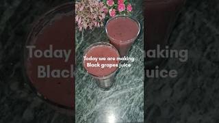 Black Grapes Juice🍇 | Healthy &amp; Refreshing Drink | Kala Angoor Juice Recipe😋 #shorts #viral