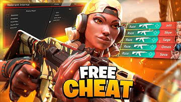 I Tried The UNDETECTED FREE VALORANT CHEAT.. 👑