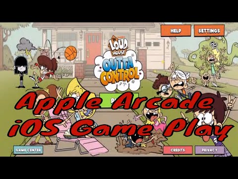 Loud House: Outta Control Apple Arcade iOS Game Play (by Nickelodeon)