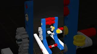 LEGO Merry-Go-Round Build Animation - 9686 -  Simple Machines - Bevel Gear #lego #legoeducation