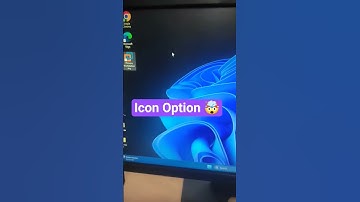 Icon Option 🔥|  Day-0267 | Windows Tips #window #techreels #reel #short #windows11tips #windows11