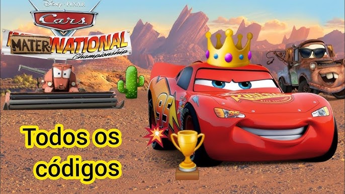 UM DOS MELHORES JOGO DE FILME DA DISNEY-PIXAR DE PS2: CARROS (RELÂMPAGO  MCQUEEN) KATIAAU!! 