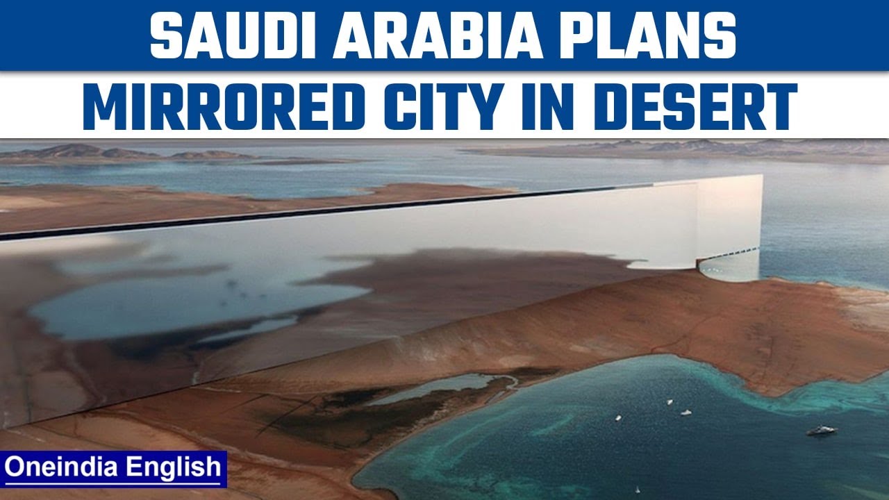 Saudi Arabia reveals the design of 170 km long Mirrored city in desert