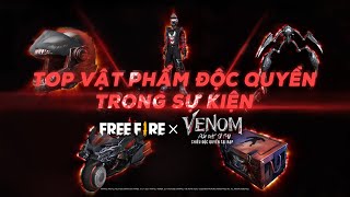 Hốt hết bộ vật phẩm HOT nhất tháng 10 | FREE FIRE x VENOM: Đối Mặt Tử Thù