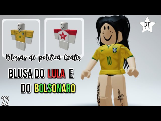 Camisa do brasil t shirt roblox