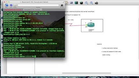 static routing with loopback interface