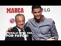 La reacción de Florentino Pérez al ver cómo Cristiano pide una foto con él