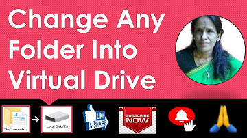 Change Any Folder Into Virtual Drive|ratan agarwal it informer
