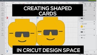 Designing shaped cards in Cricut design space