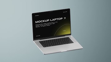 3D Laptop Mockup Animation - After Effects Template