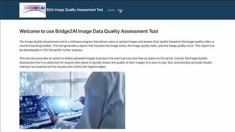 Image Quality Assessment Tool Demo