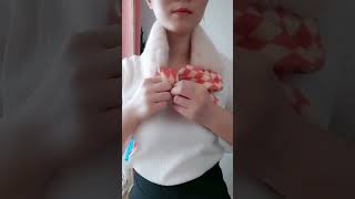 The Effortless Scarf Bow Hack #styling #fashion #shorts