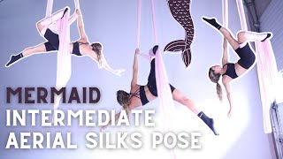 Intermediate AERIAL SILKS TUTORIAL : Mermaid Sequence