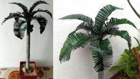 Palm tree. How to make a paper palm tree . Diy home decor