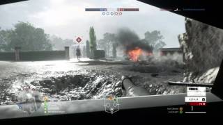 Battlefield™ 1 - Ballroom Blitz - Insane artillery multi kill with Assault tank (PS4 Gameplay)