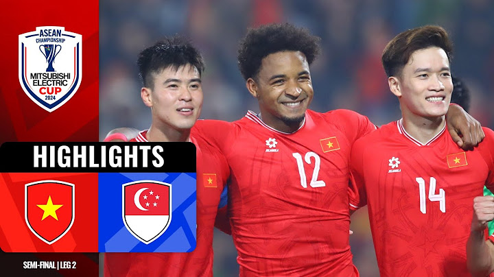 🇻🇳 VIETNAM 3-1 SINGAPORE 🇸🇬 (5-1 AGG.) | #MITSUBISHIELECTRICCUP 2024 SEMI-FINAL LEG 2