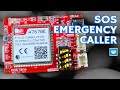 Sos emergency caller prototype with nodemcu and crowtail4g sim a7670e
