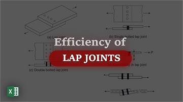 #Tutorial 04 | Efficiency of lap joint using excel | Design of steel structures