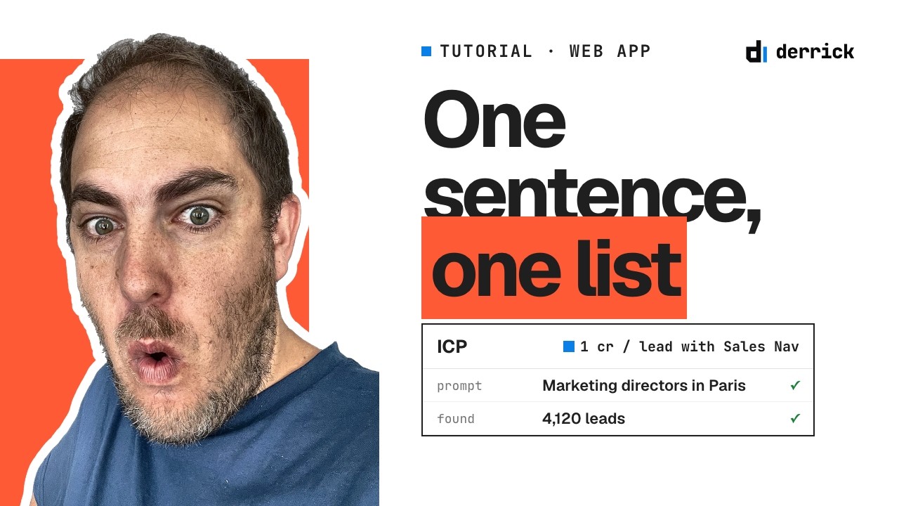 AI prospecting: build a lead list from one sentence (tutorial)