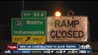 I-65 bridge construction closes ramps, some lanes through 2017