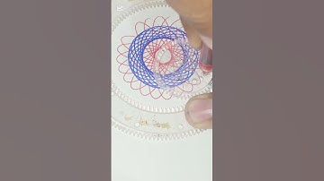 Spirograph art #viralvideo #art #spirograph #drawing #satisfying #spirographdrawing #artandcraft