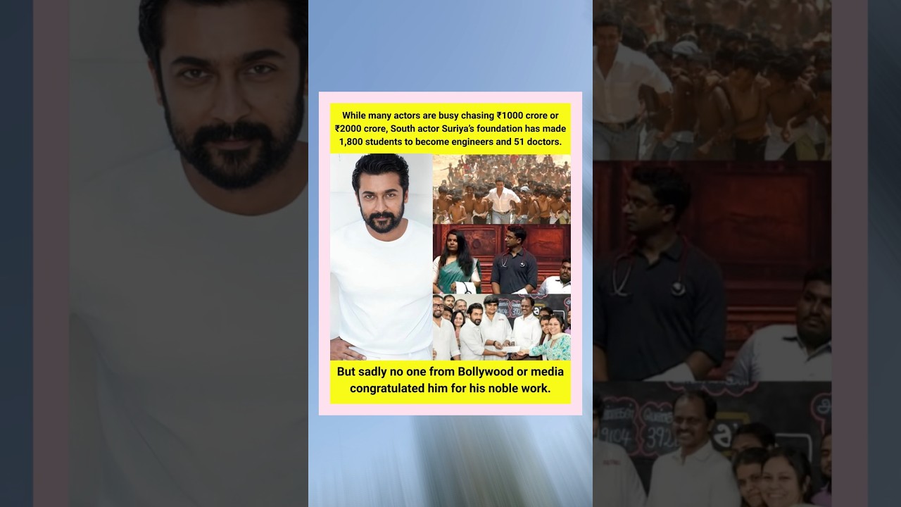 Actor Suriya’s Silent Revolution | Real Hero Beyond Box Office 💛 