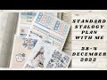 Standard Stalogy || Plan with me || 28- 4 December 2022