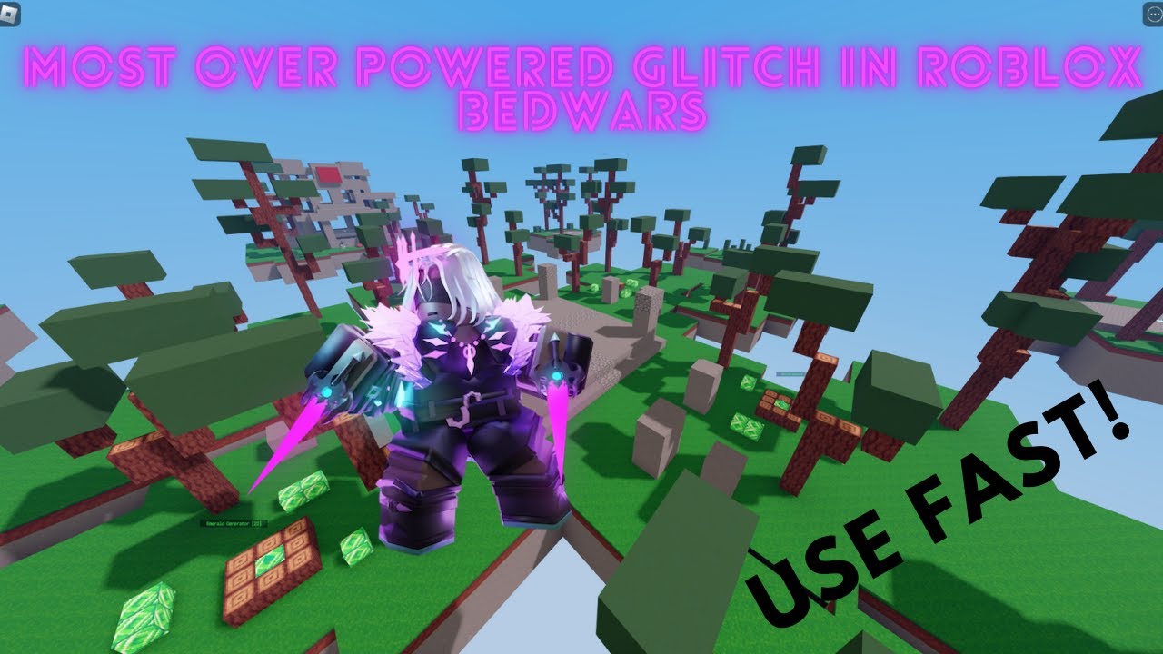 most over powered glitch in roblox bedwars hyper gen mode - YouTube