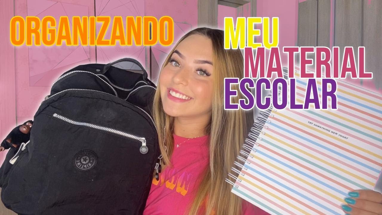 ORGANIZANDO MEU MATERIAL ESCOLAR 2021📚