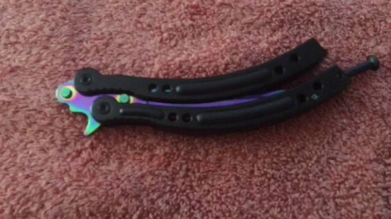 Elemental Knifes Butterfly Knife Unboxing YouTube