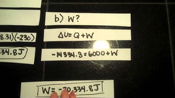 Work Performed by a Gas Problem