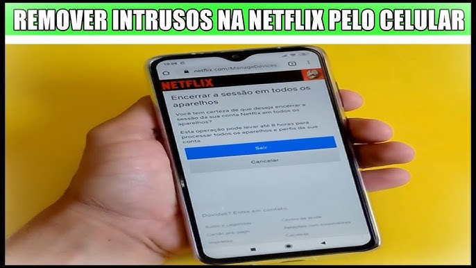 COMO CANCELAR A ASSINATURA DA CONTA NETFLIX PELO SEU CELULAR 